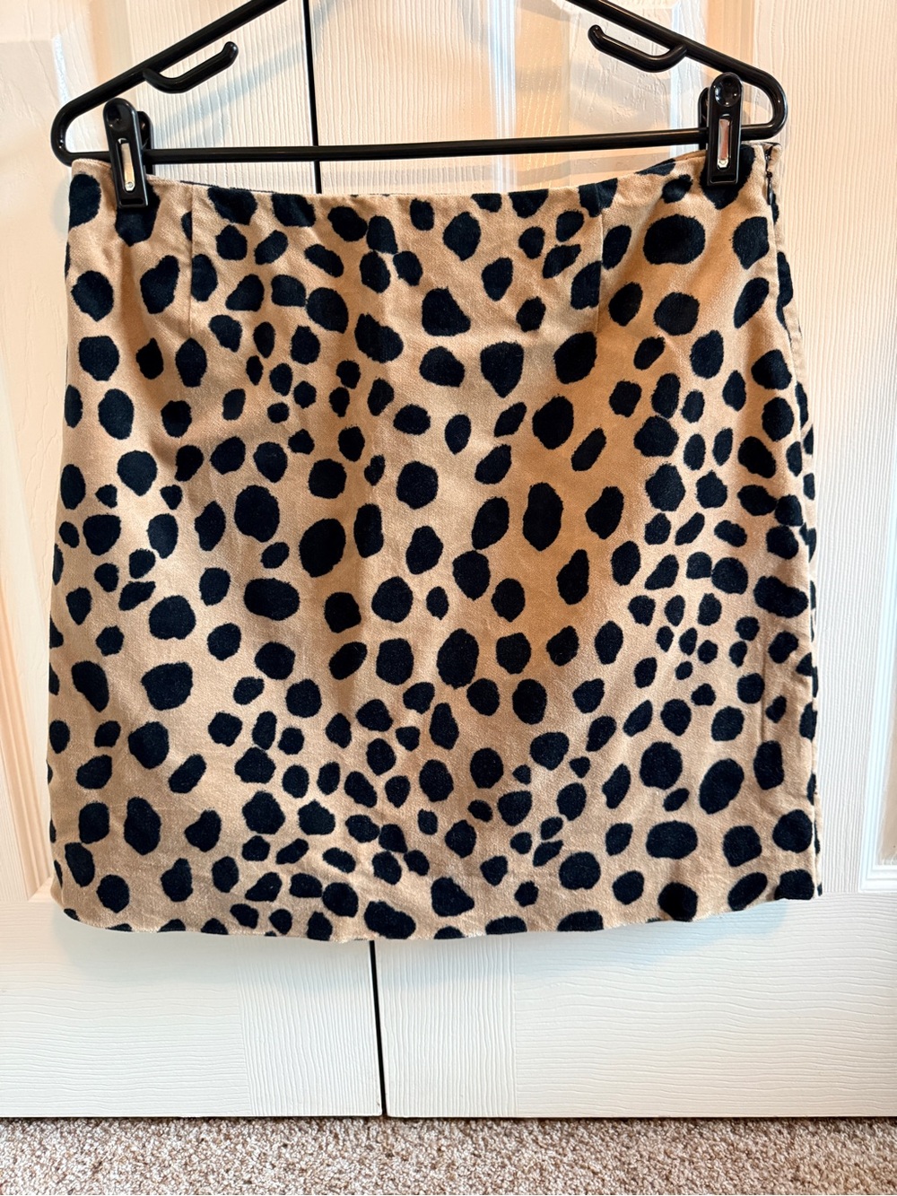 INC International Concepts Animal Print Mini Skirt in Tan and Black